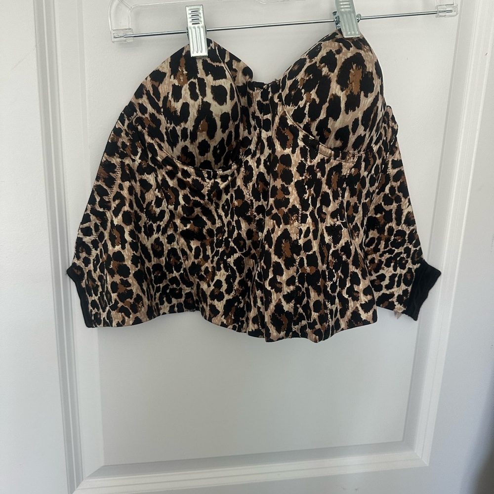 Victoria's Secret Leopard Low Back Bustier